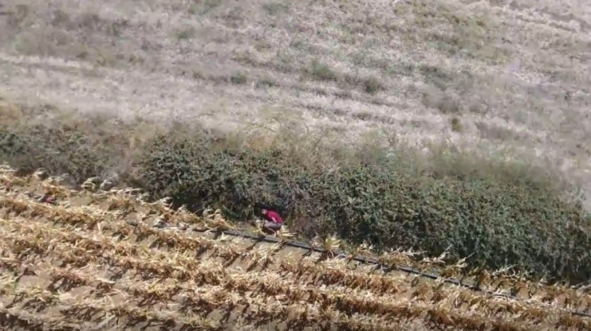 Çanakkale’de drone ile nefes kesen kovalamaca