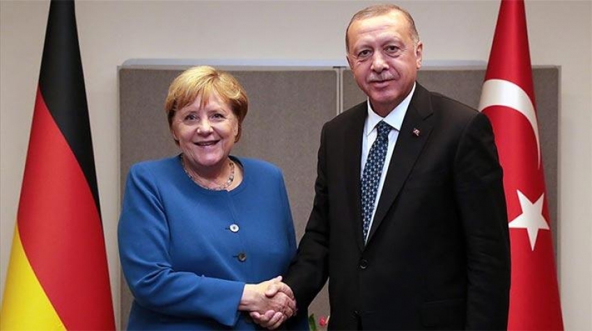 Cumhurbaşkanı Erdoğan Merkel ile görüştü