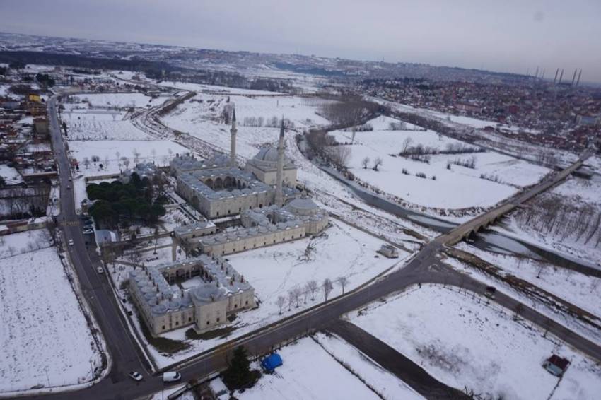 Edirne’deki güzellik havadan görüntülendi