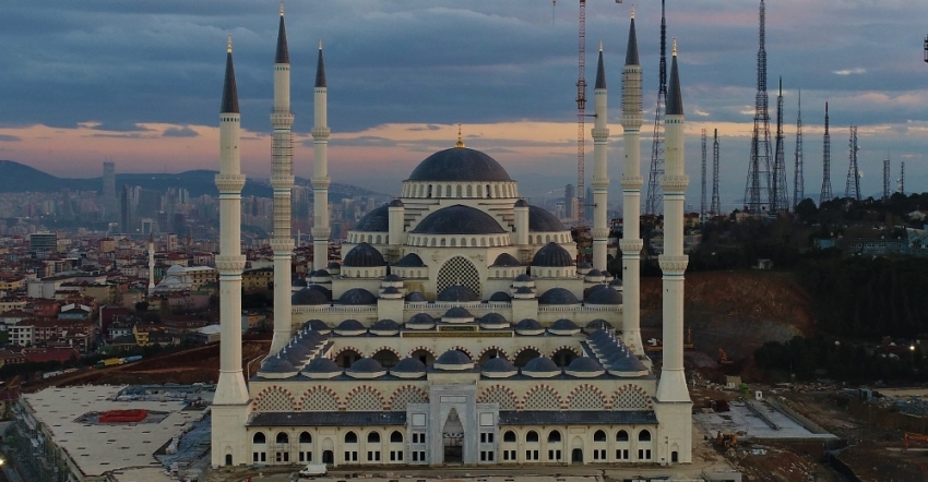 Yüzde 90’ı bitti: Çamlıca Camii havadan görüntülendi