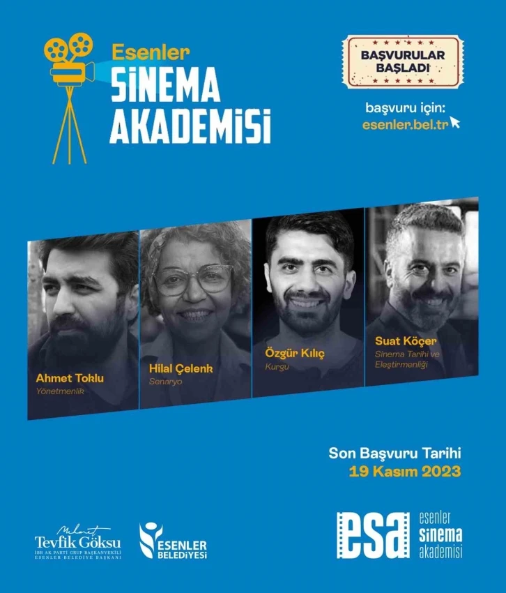 6. Esenler sinema akademisi başlıyor
