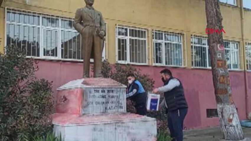 Atatürk'e hain saldırıda flaş gelişme