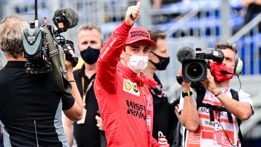 F1 Monako Grand Prix'sinde pole pozisyonu Leclerc'in