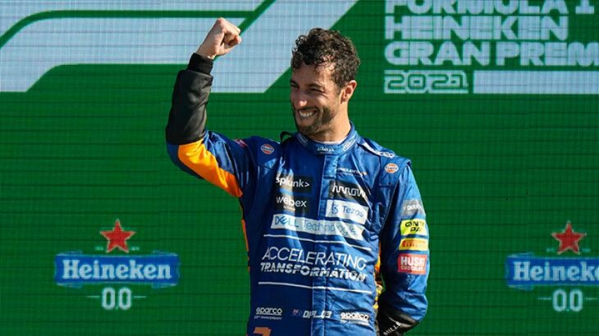 Formula 1 İtalya GP'de kazanan Ricciardo