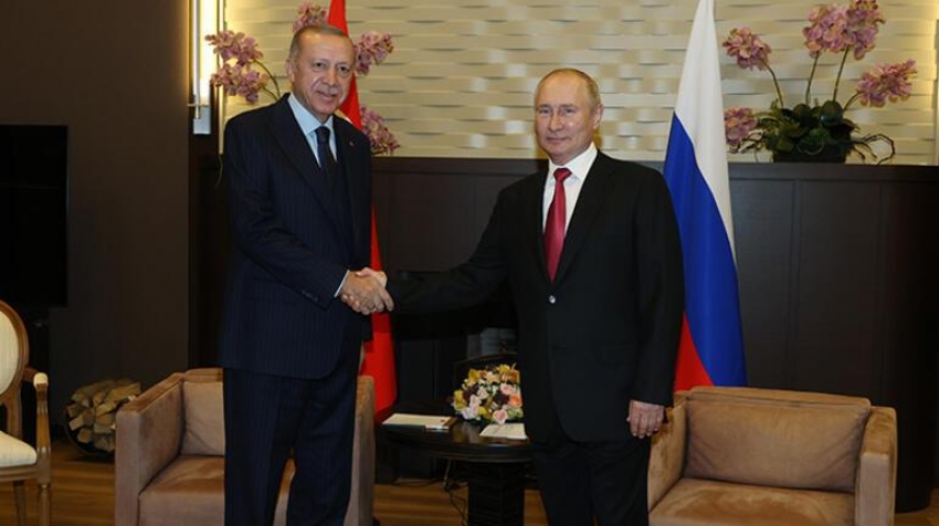 Erdoğan-Putin görüşmesi sona erdi