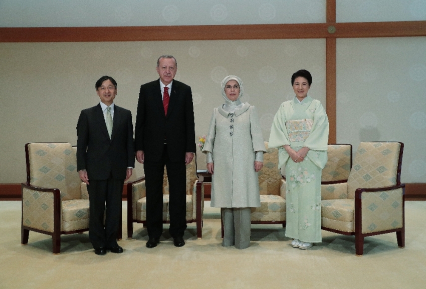 Japonya İmparatoru Naruhito ile görüştü