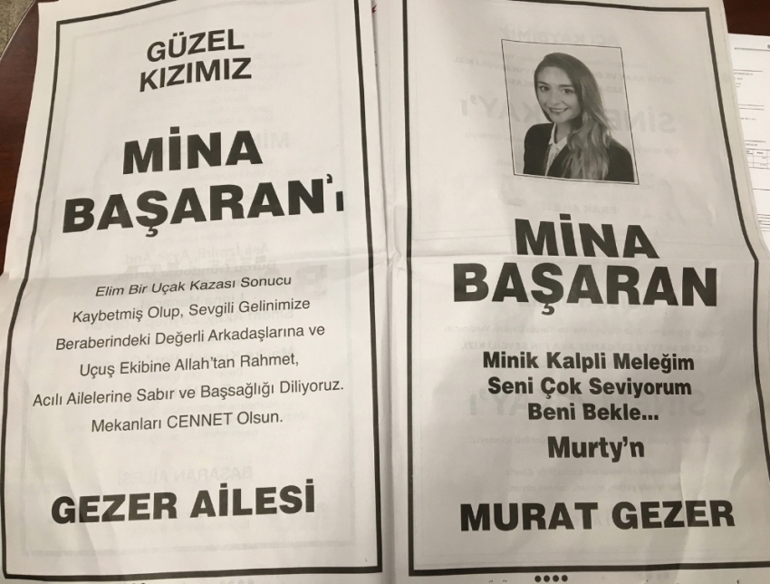 Mina Başaran’ın nişanlısından duygulandıran ilan