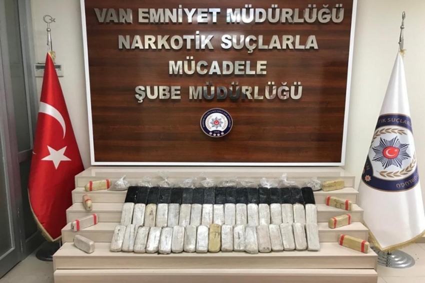 Van’da 35 kilo 320 gram eroin ele geçirildi