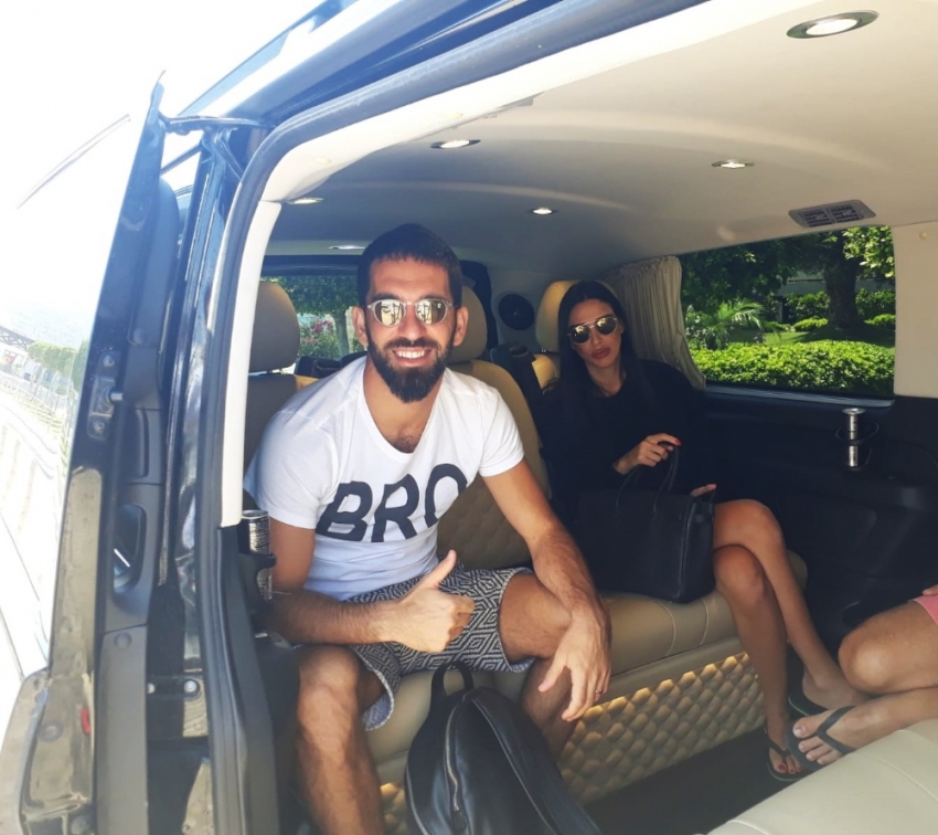 Arda Turan oyun ardından Bodrum’a gitti