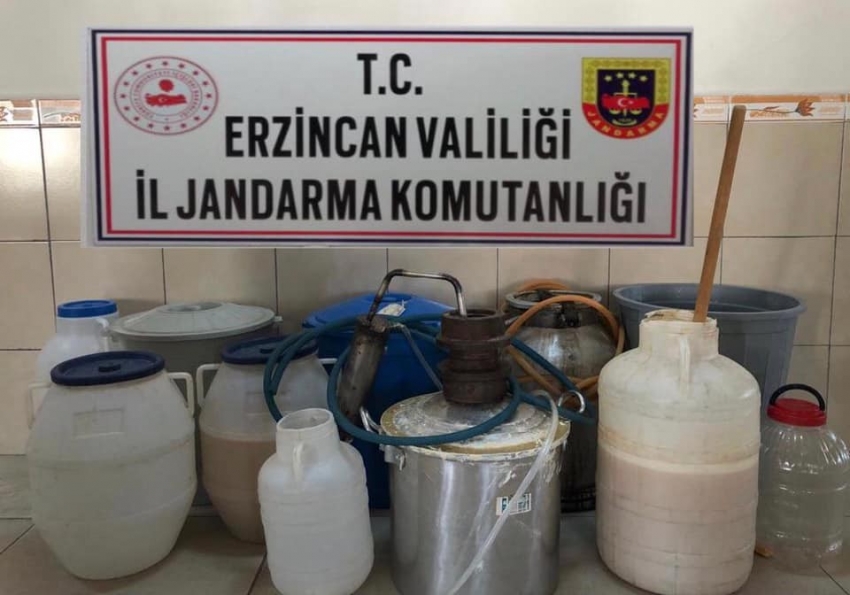 205 litre sahte alkol ele geçirildi