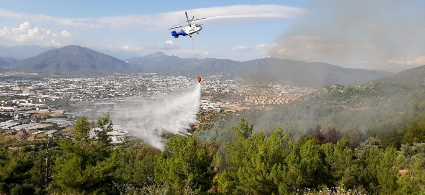 Fethiye’deki orman yangını söndürüldü