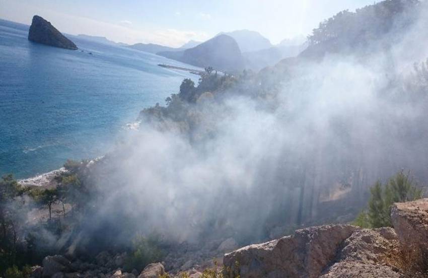 Antalya’da orman yangını