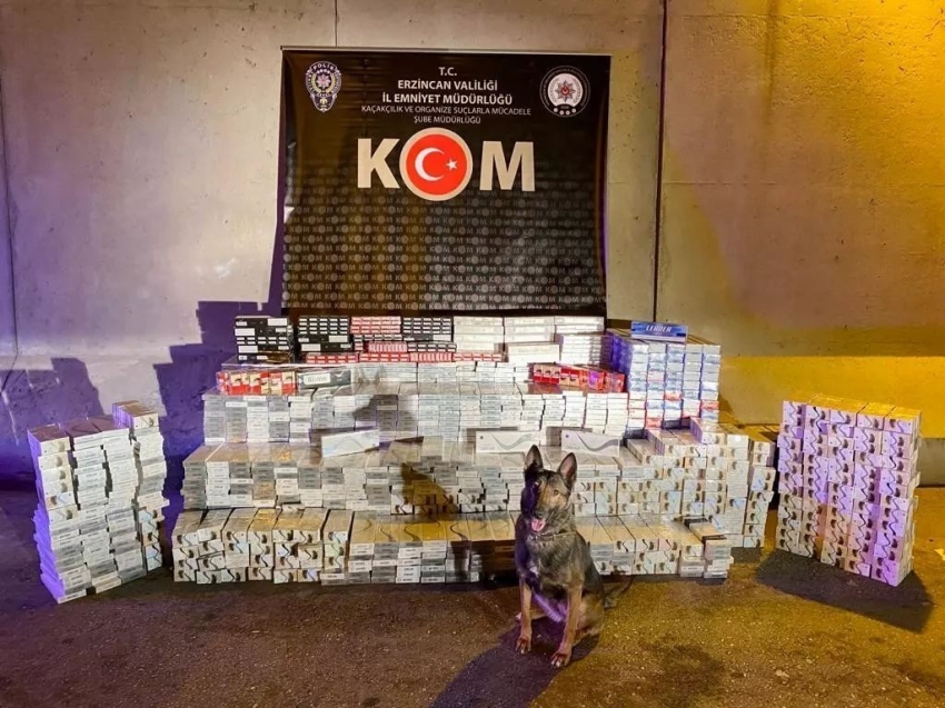 24 bin 240 adet kaçak sigara ele geçirildi