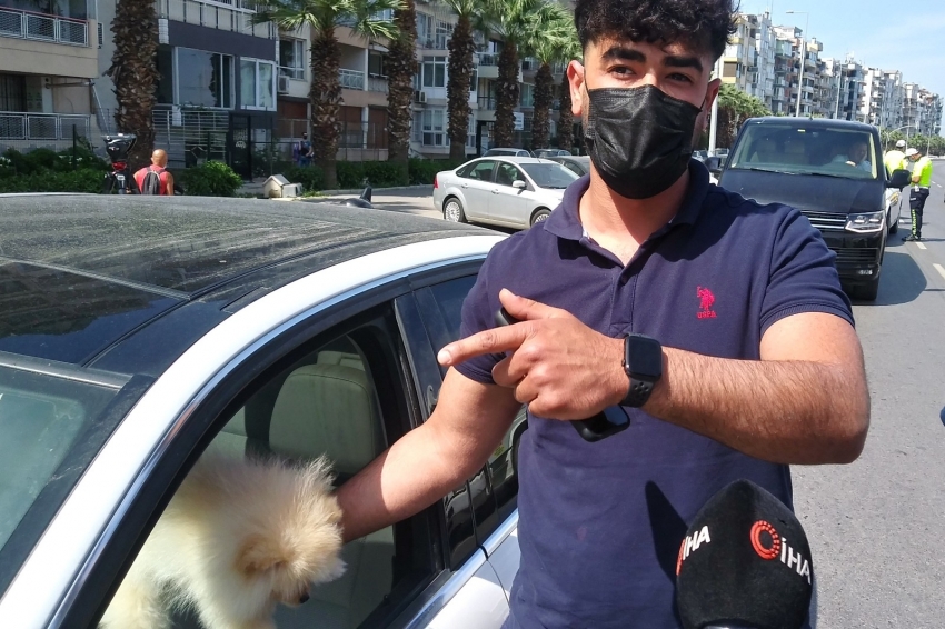 Tam kapanmada “Köpeğimi yıkatmaya gittim” dedi, cezadan kurtulamadı