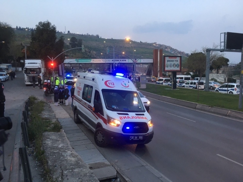 Ambulans kaçıran şahıs...