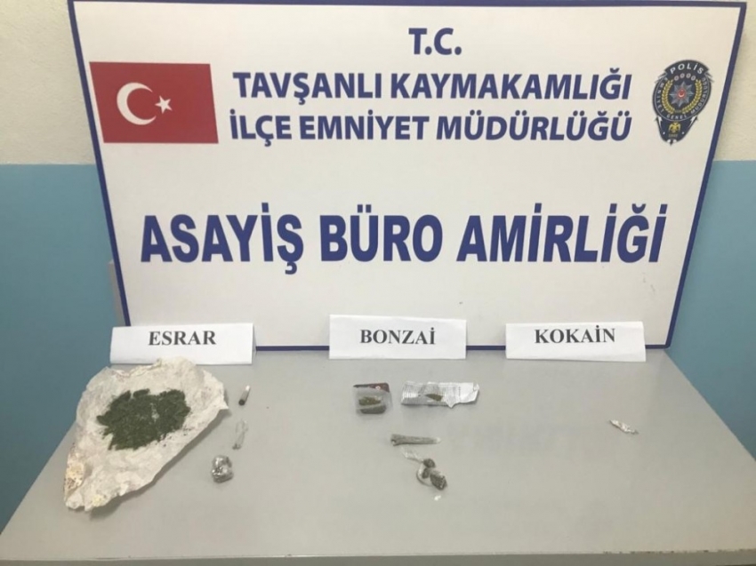 Tavşanlı’da uyuşturucu operasyonu