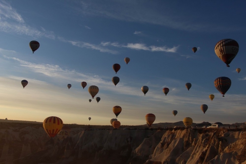 Kapadokya’da balon turları yine iptal edildi