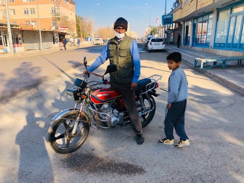 Polisin dikkati ile motosiklet hırsızı yakalandı