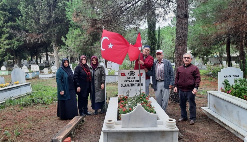 Şehit asker unutulmadı