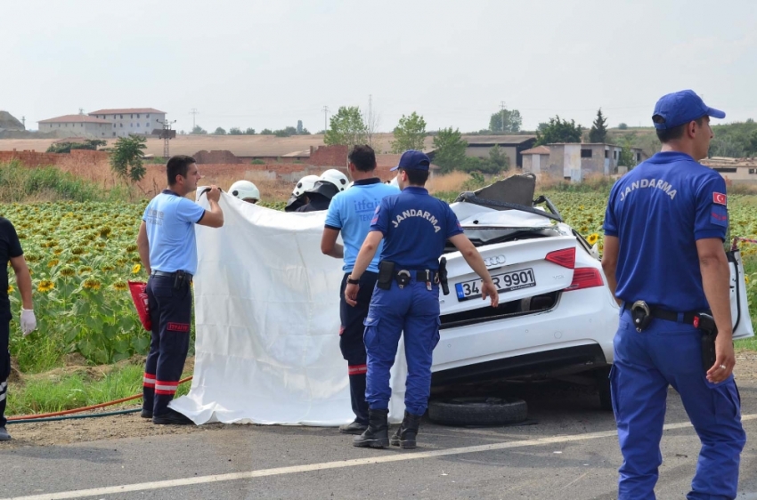 Tekirdağ’da korkunç kaza: 3 ölü