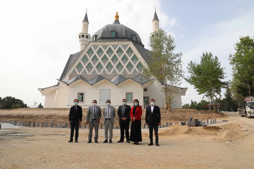 57. Alay Şehitleri Camii inşaatı bitme aşamasına geldi