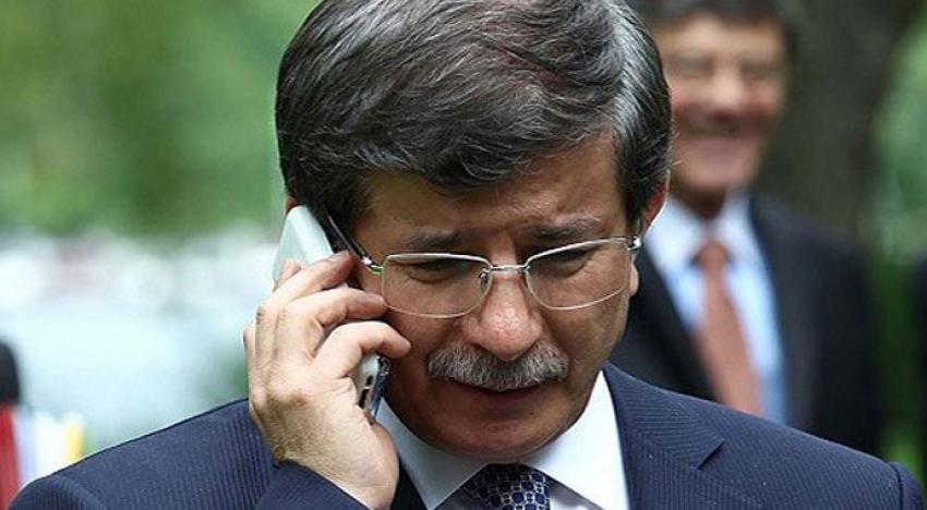 Davutoğlu'ndan geçmiş olsun telefonu