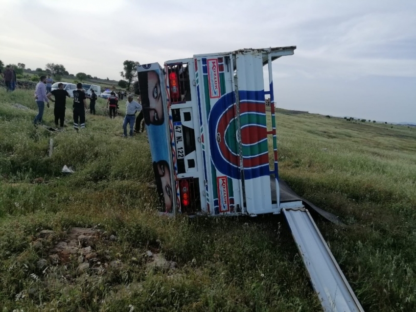 Midyat’ta trafik kazası: 1 ölü, 6 yaralı