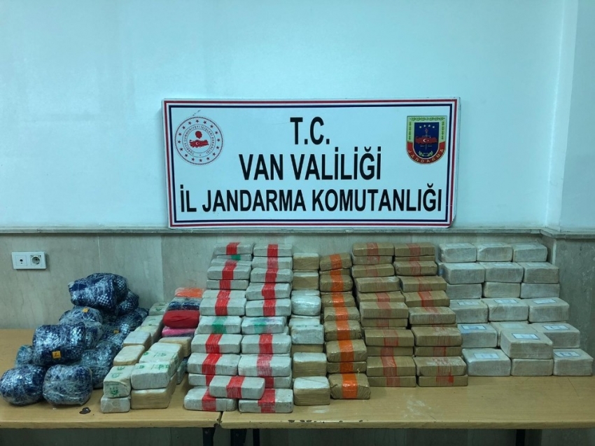 Van’da 161 kilo uyuşturucu ele geçirildi