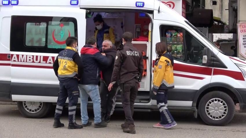 Alkollü şahıs polislere zor anlar yaşattı