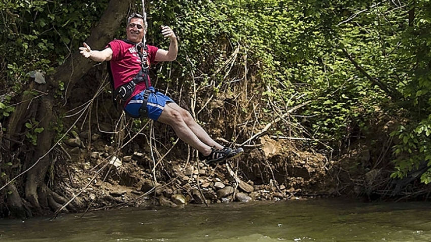 Melen Çayı’nda rafting heyecanı 