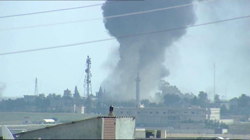 Tel Abyad yoğun bombardıman altında