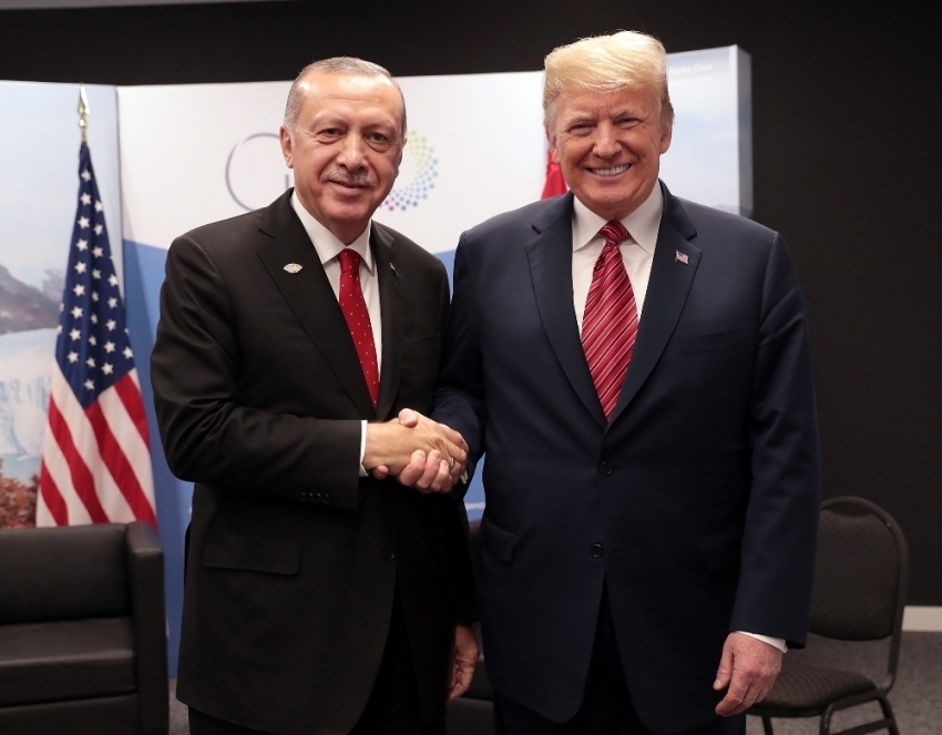 Cumhurbaşkanı Erdoğan, Trump ile görüştü