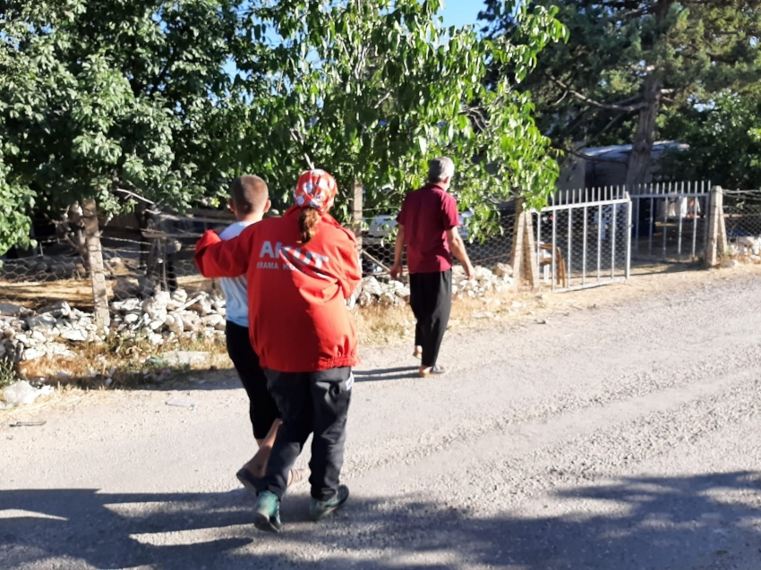 Kayboldu diye aranıyordu, evine döndü