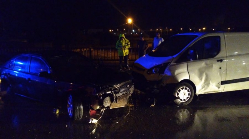 Bursa'da aşırı yağış kazaya neden oldu: 1 yaralı