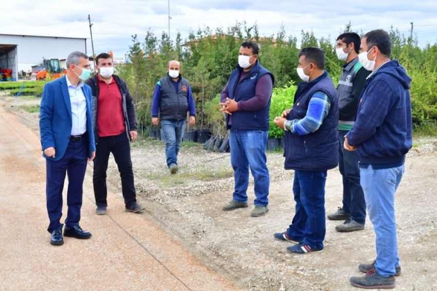 Yeşilyurt Belediyesi, Fidanlık Alanı’nı yeniliyor