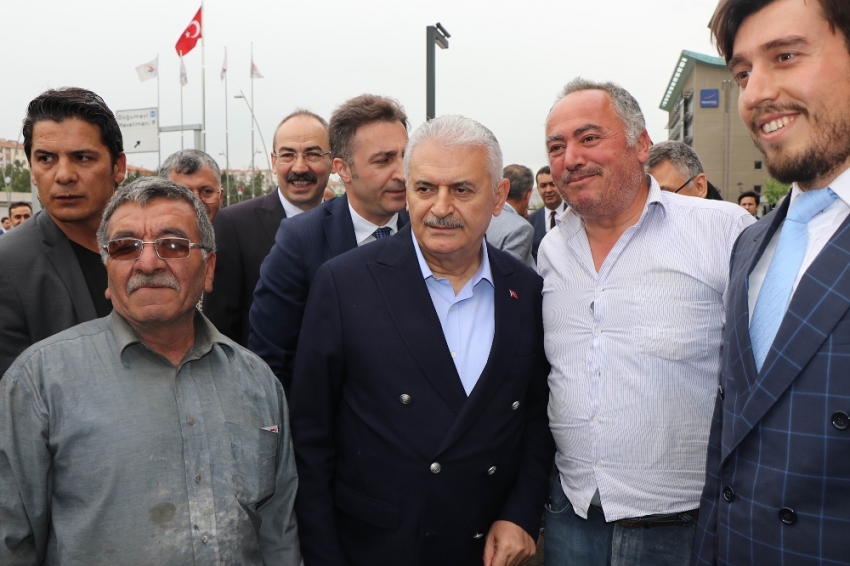 Başbakan Yıldırım, KTO ve KAYSO’yu ziyaret etti