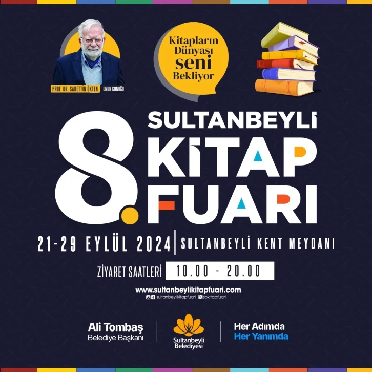 8. Sultanbeyli Kitap Fuarı başlıyor
