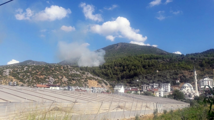 Fethiye’de orman yangını