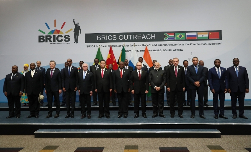 Erdoğan BRICS Zirvesi’nde aile fotoğrafına katıldı