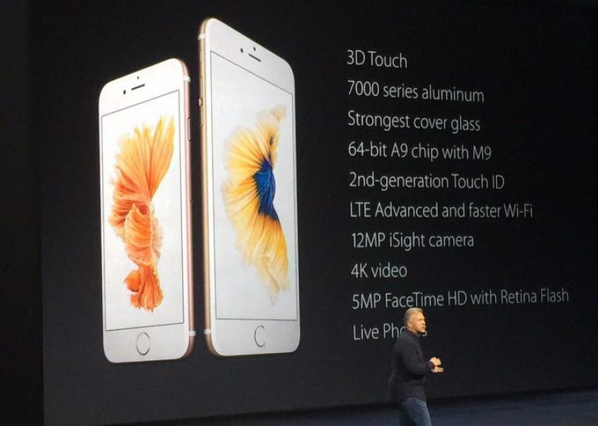 Apple, iPhone 6S, iPhone 6S Plus ve İPad Pro'yu tanıttı