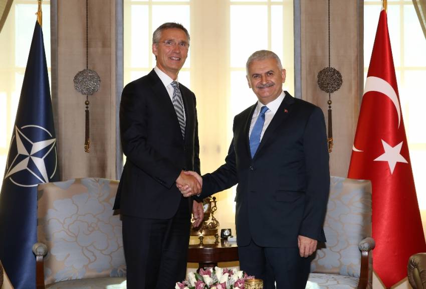 Yıldırım Stoltenberg’le görüştü