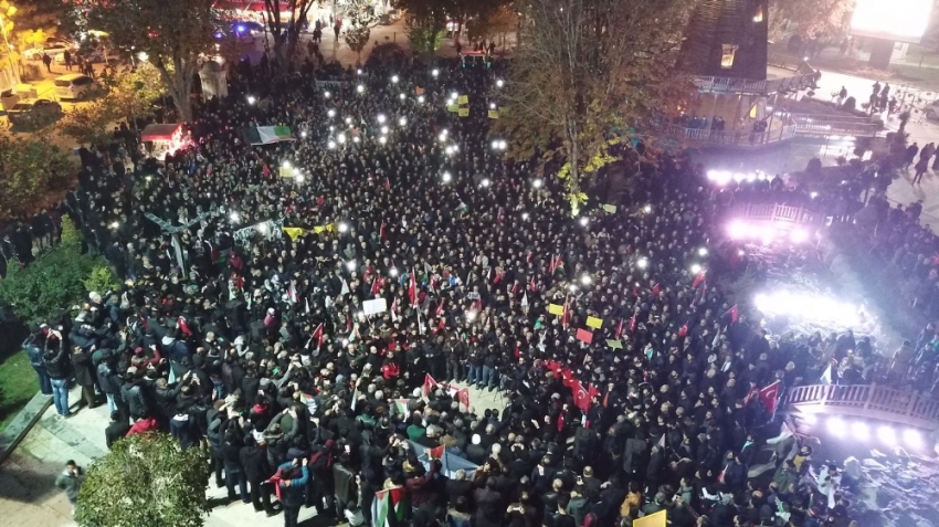 Malatya Kudüs için yürüdü