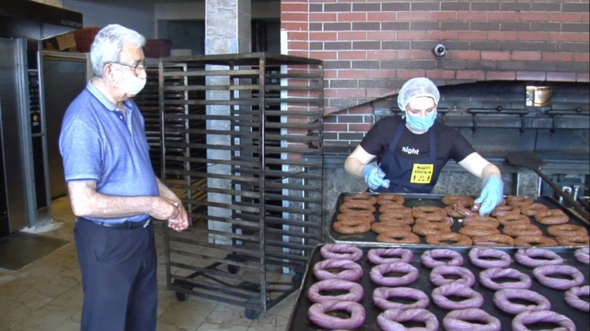 Mor simit görücüye çıktı