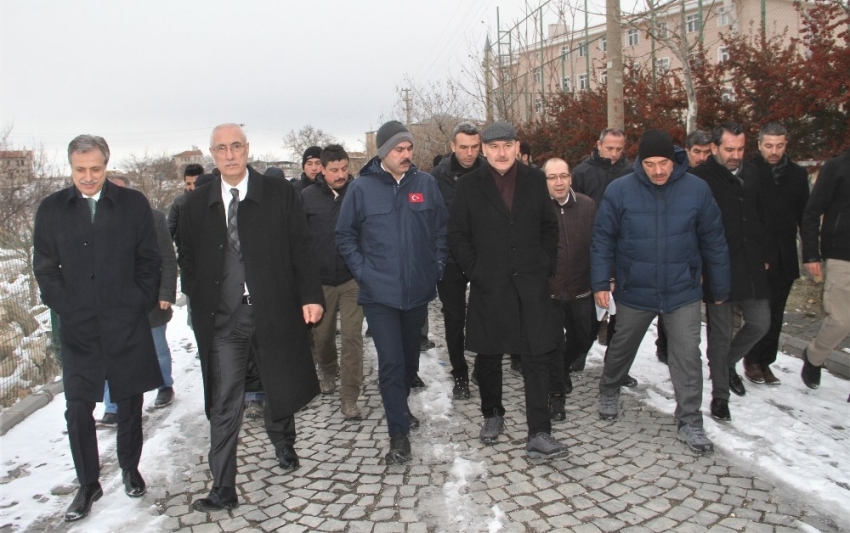 Harput Mahallesi’nde incelemede bulundu