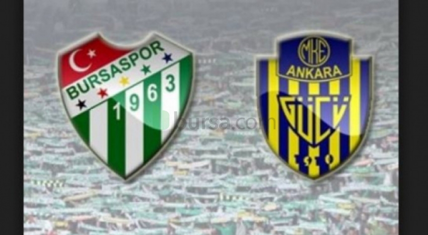 Bursaspor'un bugünkü rakibi Ankaragücü 