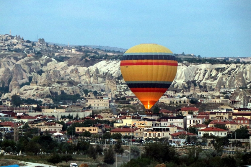 Kapadokya’da turist sayısı yüzde 13,5 arttı