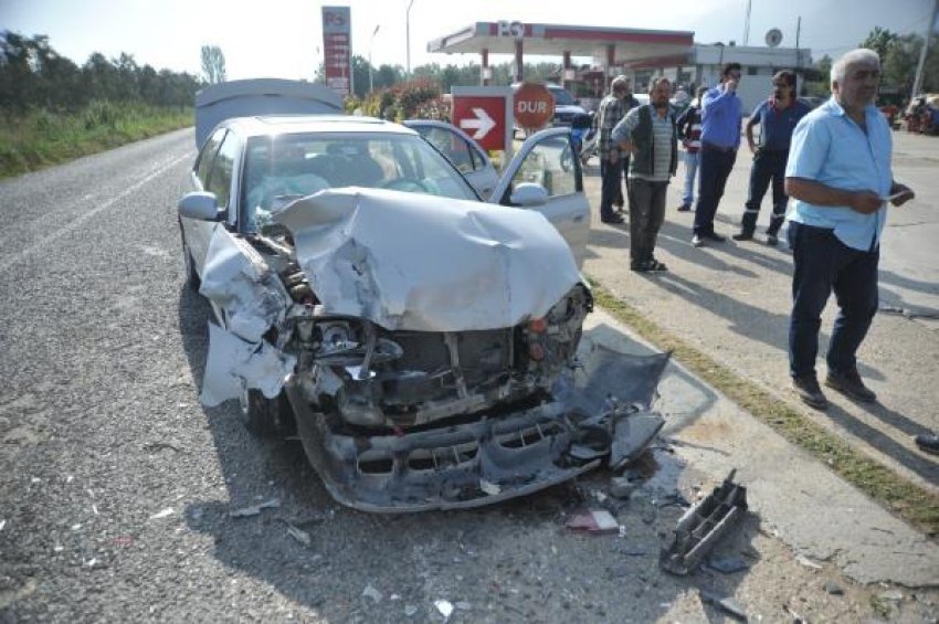 Bursa'da facia teğet geçti