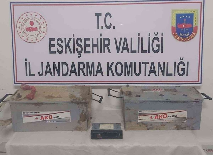 Belediye şantiyesinden hırsızlık yapan şüpheliler yakalandı