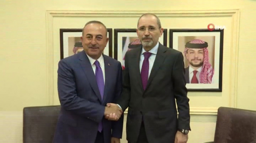 Çavuşoğlu, Ürdünlü mevkidaşı Safadi ile görüştü