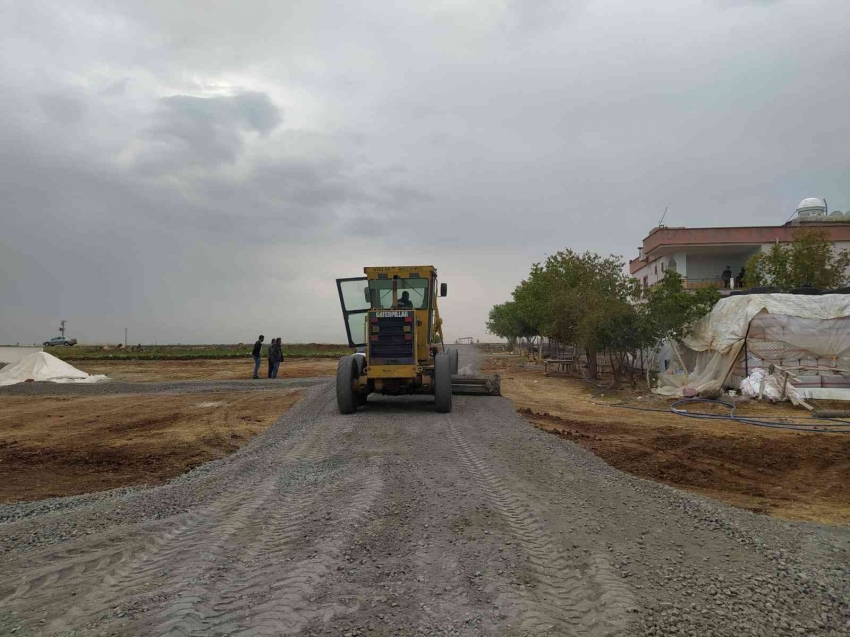  Kırsal bölgeler yol yapım çalışmaları devam ediyor